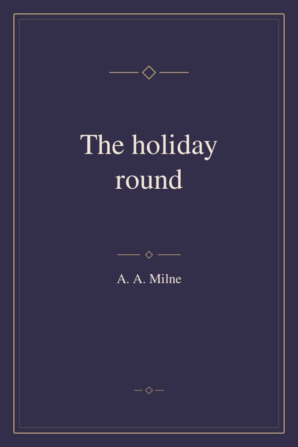 The holiday round book cover