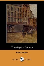 The Aspern Papers book cover