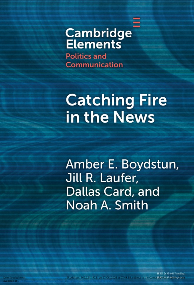 Catching Fire in the News book cover