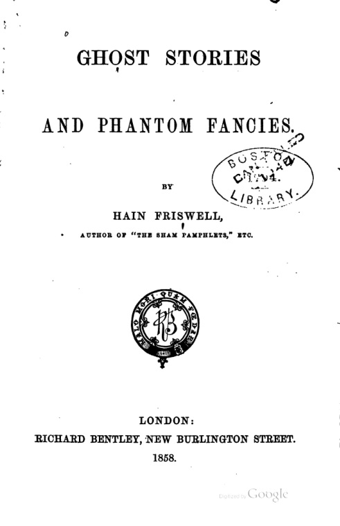 Ghost Stories and Phantom Fancies book cover