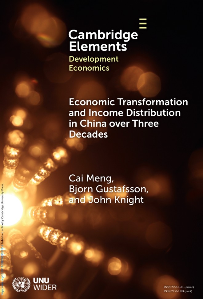 Economic Transformation and Income Distribution in China over Three Decades book cover