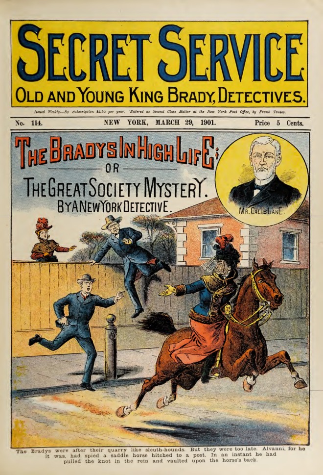 The Bradys in High Life; or, The Great Society Mystery book cover