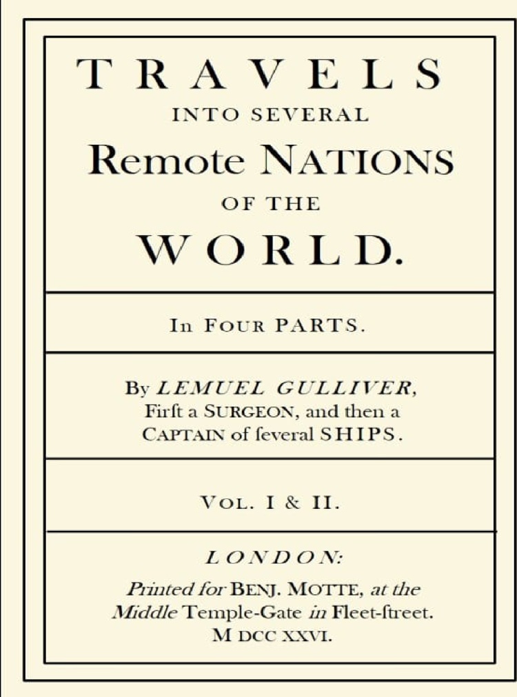 Gulliver's Travels book cover