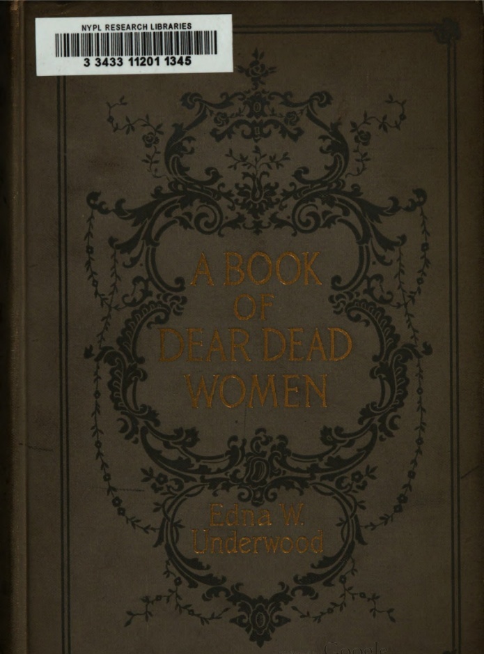 A Book of Dear Dead Women book cover