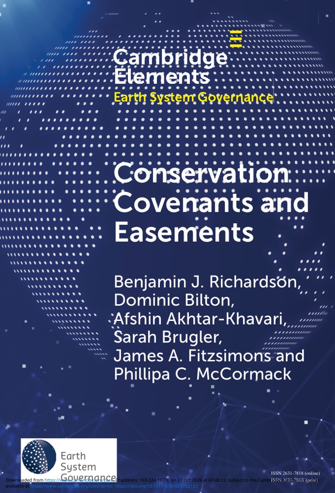 Conservation Covenants and Easements book cover
