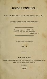 Redgauntlet: A Tale of the Eighteenth Century book cover