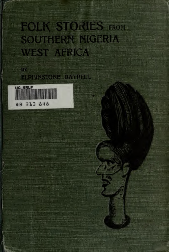 Folk Stories from Southern Nigeria, West Africa book cover