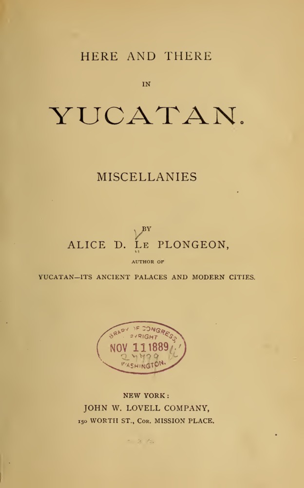 Here and There in Yucatan book cover