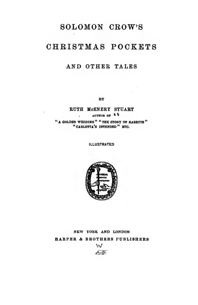 Solomon Crow’s Christmas Pockets and Other Tales book cover