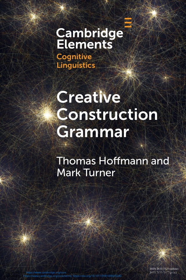 Creative Construction Grammar book cover