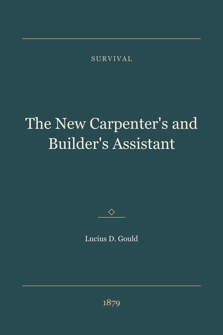 The New Carpenter's and Builder's Assistant book cover