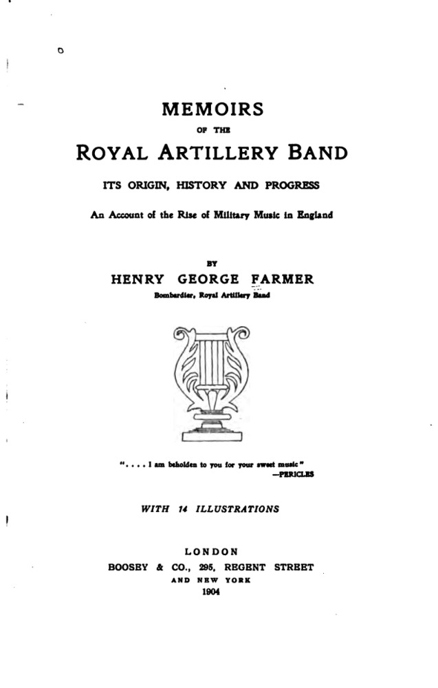 Memoirs of the Royal Artillery Band book cover