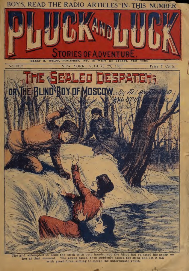The sealed despatch, or, The blind boy of Moscow book cover