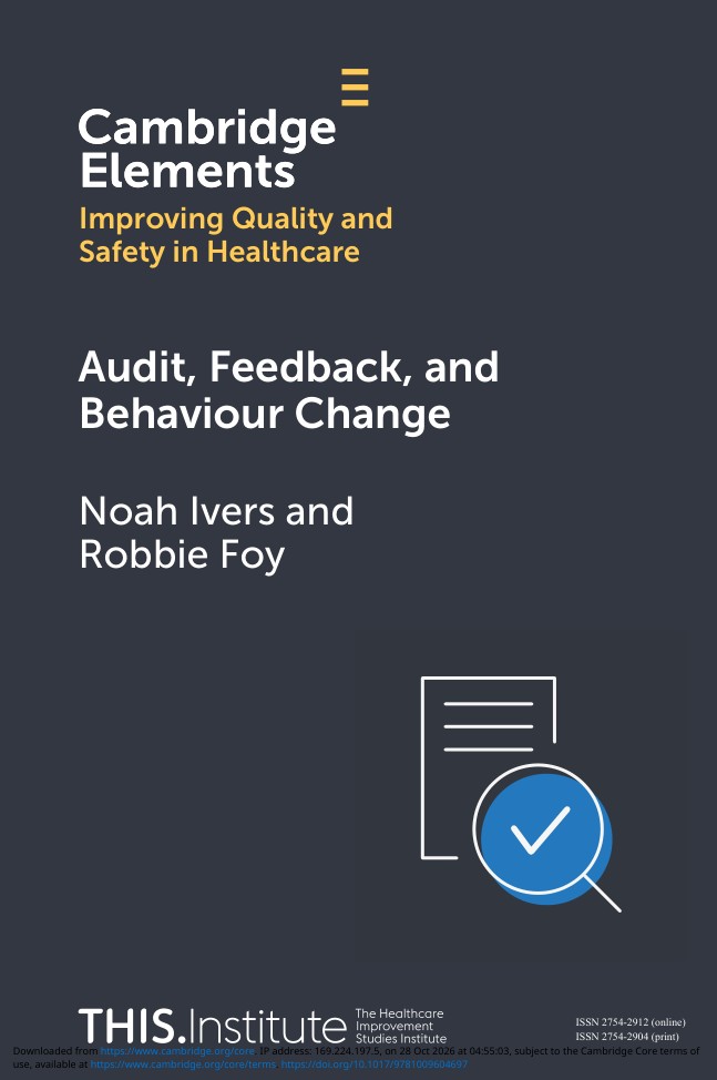 Audit, Feedback, and Behaviour Change book cover