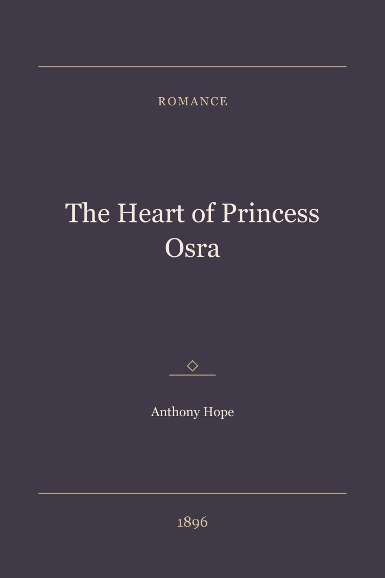 The Heart of Princess Osra book cover