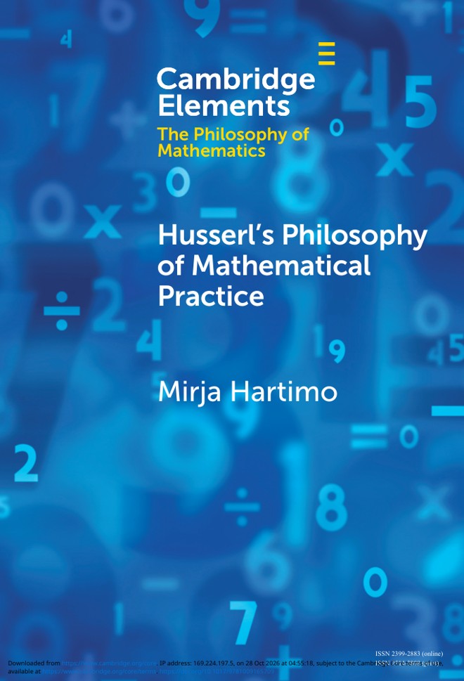 Husserl's Philosophy of Mathematical Practice book cover