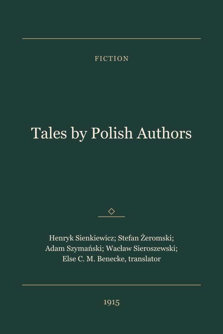 Tales by Polish Authors book cover
