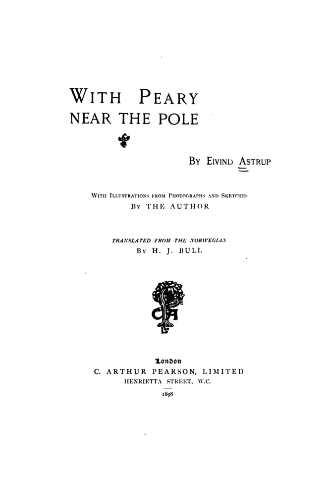 With Peary near the Pole book cover