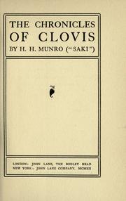 The Chronicles of Clovis book cover