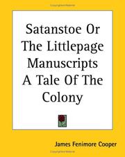Satanstoe; Or, the Littlepage Manuscripts. A Tale of the Colony book cover