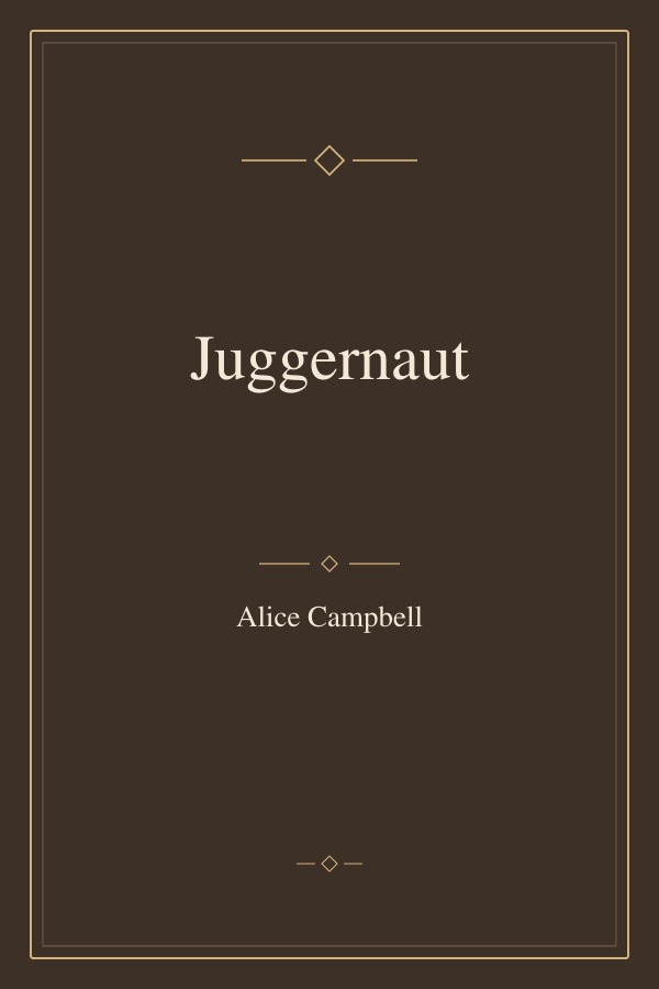 Juggernaut book cover