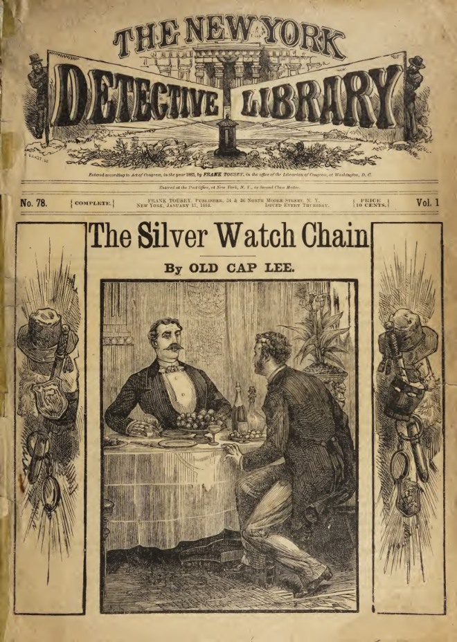 The silver watch chain, or, The French detective's blunder book cover