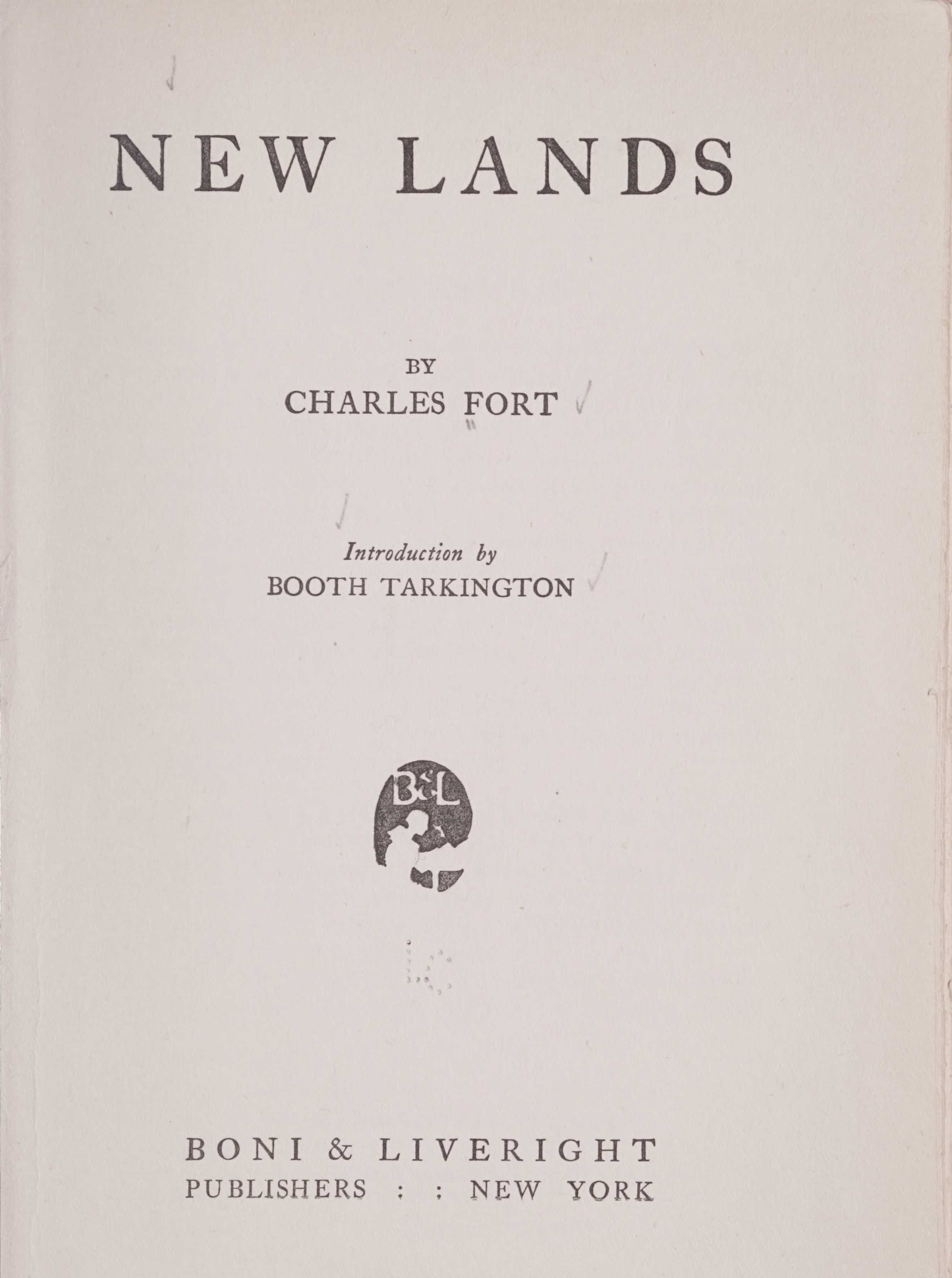New Lands book cover