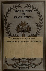 Mornings in Florence book cover