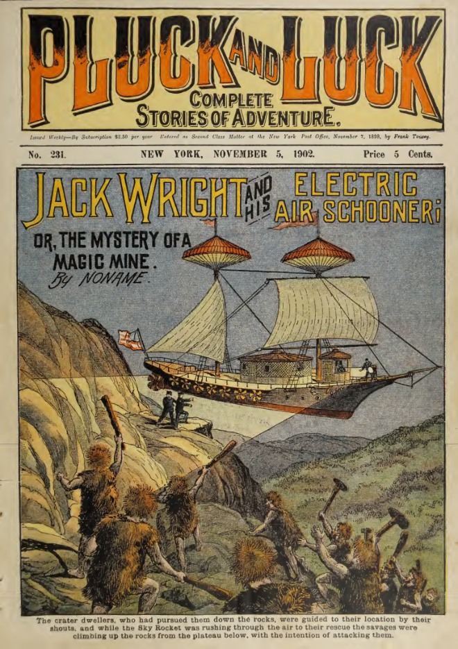 Jack Wright and His Electric Air Schooner; or, The Mystery of a Magic Mine book cover