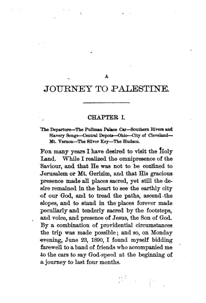A Journey to Palestine book cover