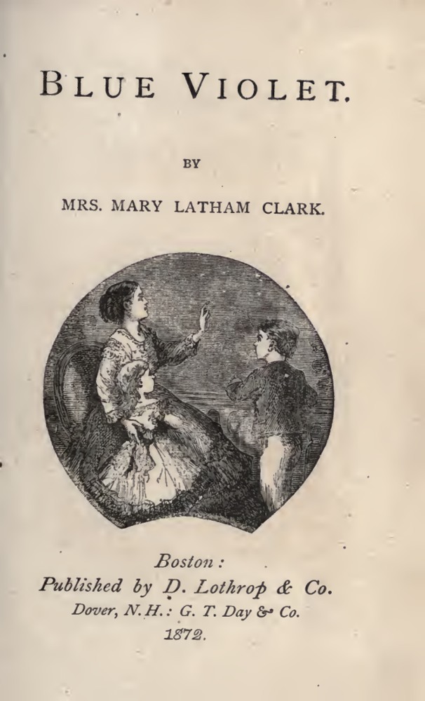 Blue violet book cover