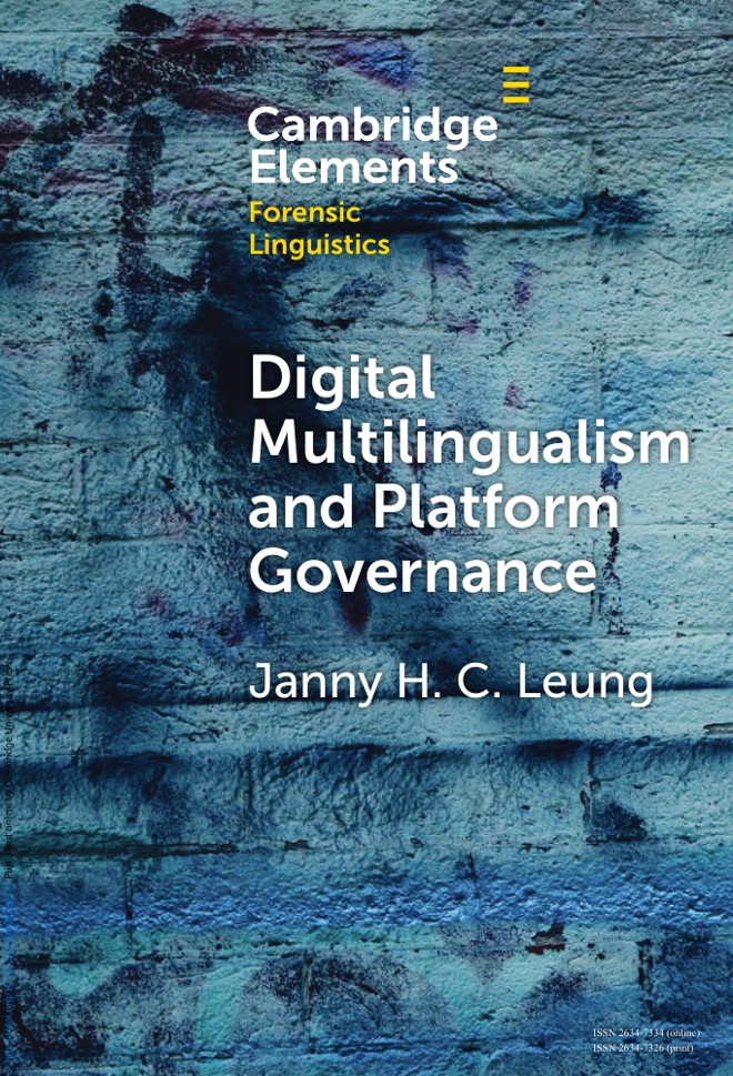 Digital Multilingualism and Platform Governance book cover