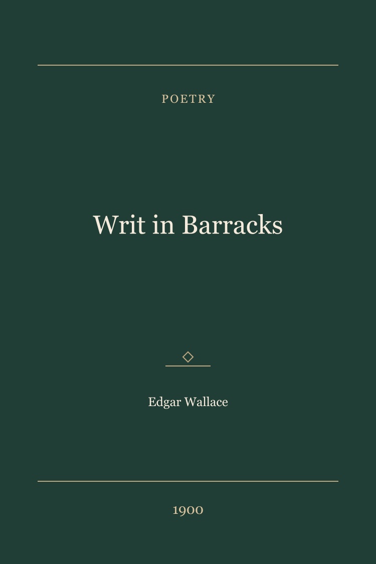 Writ in Barracks book cover
