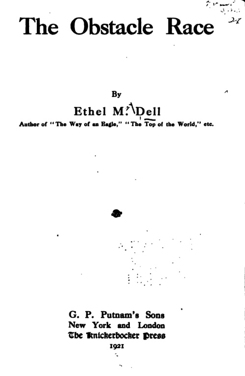 The Obstacle Race book cover