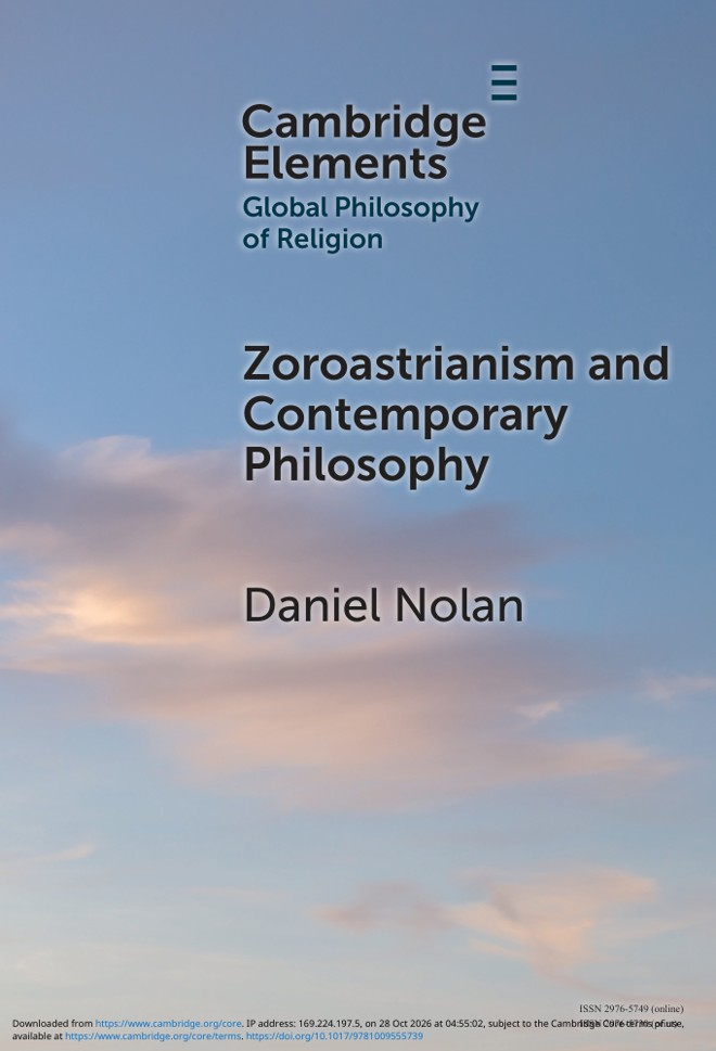 Zoroastrianism and Contemporary Philosophy book cover