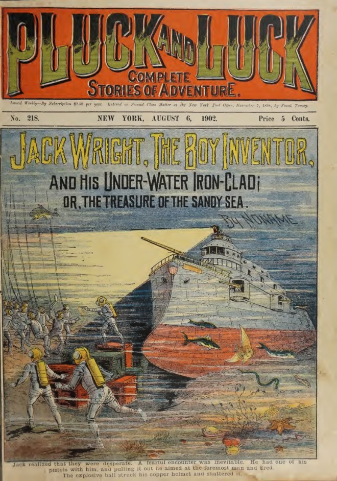 Jack Wright, the Boy Inventor, and His Under-Water Iron-Clad book cover