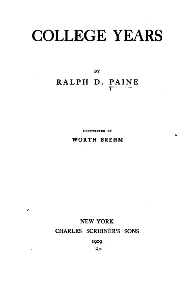 College years book cover