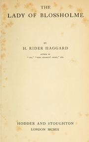 The Lady of Blossholme book cover