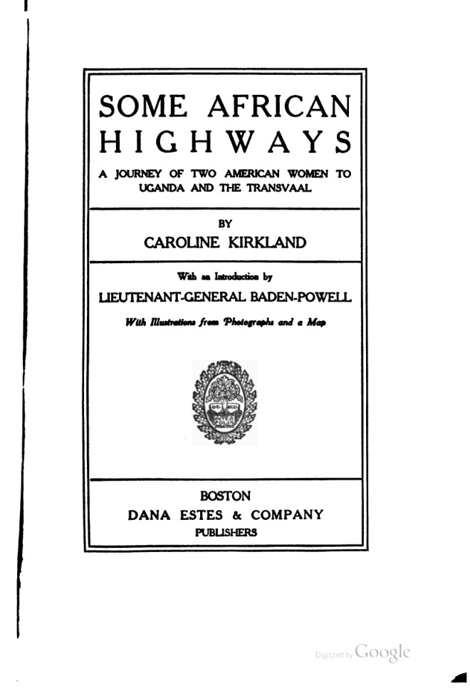 Some African Highways book cover