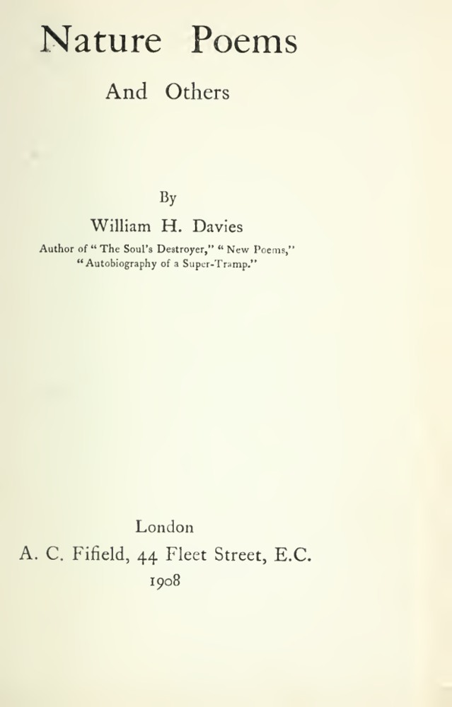 Nature Poems and Others book cover