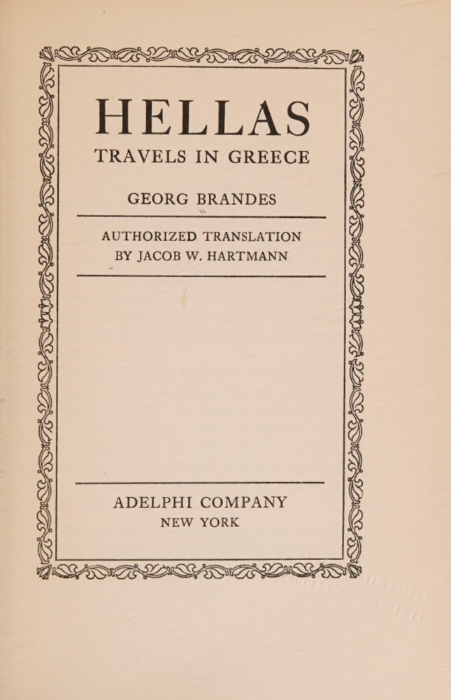Hellas: Travels in Greece book cover