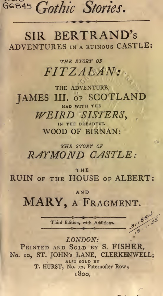 Gothic Stories book cover