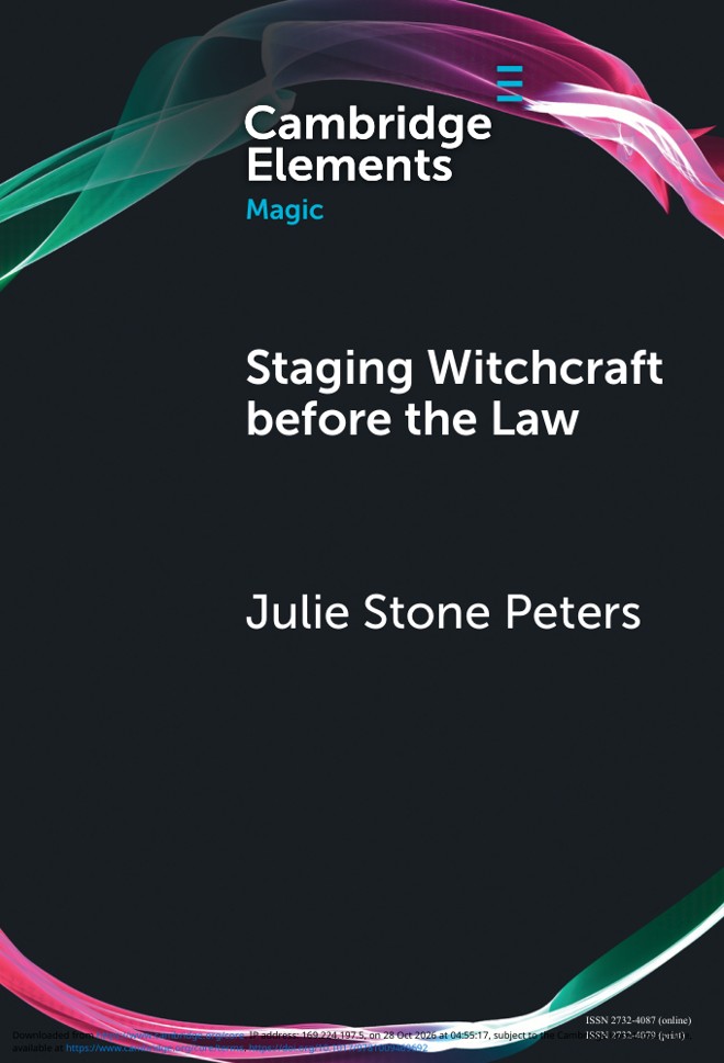 Staging Witchcraft Before the Law book cover