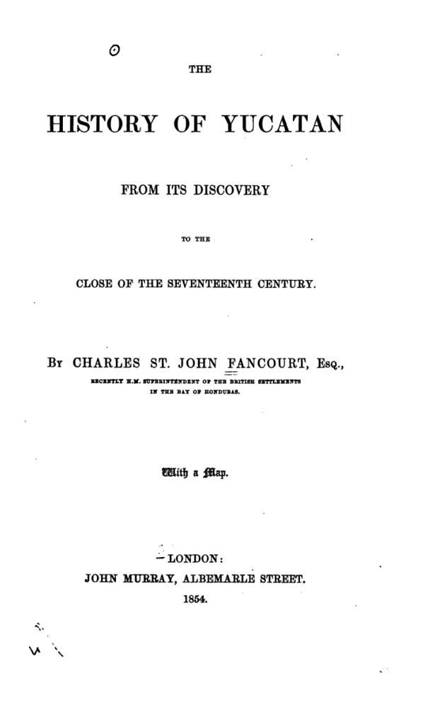 The History of Yucatan book cover
