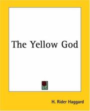 A Yellow God: An Idol of Africa book cover