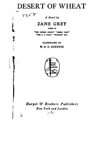 The Desert of Wheat book cover