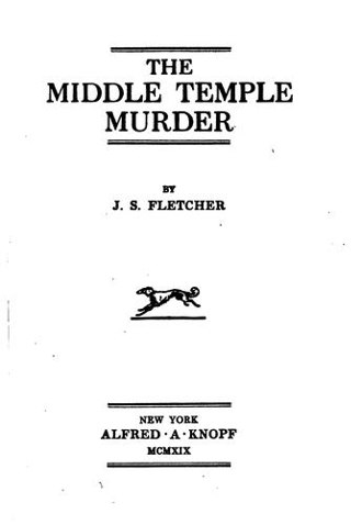 The Middle Temple Murder book cover