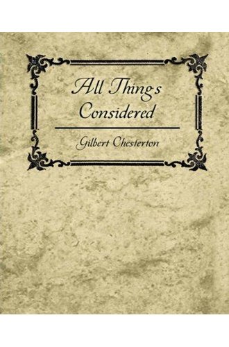 All Things Considered book cover