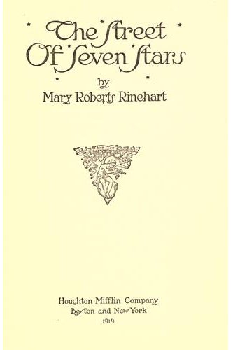 The Street of Seven Stars book cover