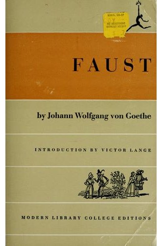 Faust: a Tragedy [part 1], Translated from the German of Goethe book cover